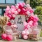 Hot Pink Balloons Pink Balloon Arch Kit Double Stuffed Pastel Balloon Garland Foil Bow and Silver Balloons For Girls Women Theme Birthday Bridal Baby Shower Bachelorette Tea Party Supplies